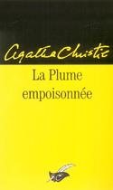 Couverture du livre « La plume empoisonnée » de Agatha Christie aux éditions Editions Du Masque