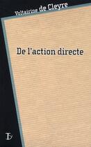 Couverture du livre « De l'action directe » de Voltairine De Cleyre aux éditions Sextant