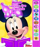 Couverture du livre « J'apprends à lire avec Minnie » de  aux éditions Pi Kids