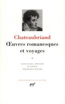 Couverture du livre « Oeuvres romanesques et voyages Tome 2 » de Francois-Rene De Chateaubriand aux éditions Gallimard