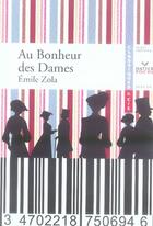 Couverture du livre « Au bonheur des dames » de Émile Zola aux éditions Hatier