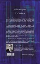 Couverture du livre « Le voisin » de Florent Trocquenet aux éditions Editions L'harmattan