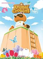 Couverture du livre « Animal crossing - new horizons : le journal de l'île Tome 8 » de Runba Kokonasu aux éditions Soleil