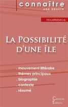Couverture du livre « La possibilité d'une île, de Michel Houellebecq » de  aux éditions Editions Du Cenacle