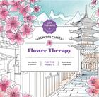 Couverture du livre « Art thérapie ; les petits carrés : flower therapy » de Marthe Mulkey aux éditions Hachette Heroes