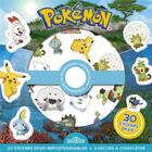 Couverture du livre « Pokemon - pochette de stickers epais repositionnables defis et cherche-et-trouve a creer ! » de The Pokemon Company aux éditions Les Livres Du Dragon D'or