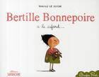 Couverture du livre « Bertille Bonnepoire à le cafard... » de Magali Le Huche aux éditions Sarbacane