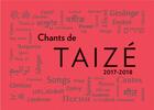 Couverture du livre « Chants de taizé (édition 2019/2020) » de  aux éditions Presses De Taize