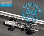 Couverture du livre « Formule 1, 1965-2015, 50 ans » de Dppi Photos aux éditions Catapac