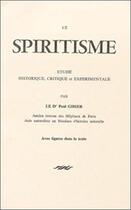 Couverture du livre « Spiritisme » de Gibier aux éditions Librairie Du Magnetisme