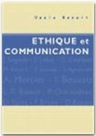 Couverture du livre « Éthique et communication » de Denis Benoit aux éditions Jepublie