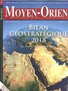 Couverture du livre « Moyen-orientn 39 atlas geopolitique de monde - juillet/aout 2018 » de  aux éditions Moyen Orient