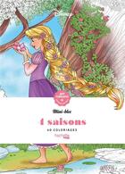 Couverture du livre « Art-thérapie ; Mini-bloc : 4 saisons » de Disney aux éditions Hachette Heroes