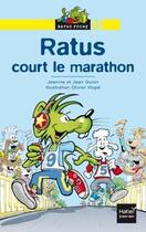 Couverture du livre « Ratus court le marathon » de Jeanine Guion et Jean Guion et Olivier Vogel aux éditions Hatier