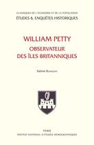 Couverture du livre « William petty - observateur des iles britanniques » de Reungoat Sabine aux éditions Ined