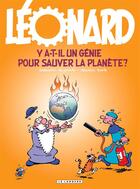 Couverture du livre « Léonard t.38 : y a-t-il un génie pour sauver la planète ? » de Bob De Groot et Turk aux éditions Lombard