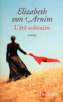 Couverture du livre « L'été solitaire » de Elizabeth Von Arnim aux éditions Bartillat