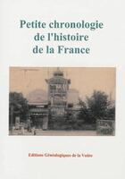 Couverture du livre « Petite chronologie de l'histoire de la France » de Jean Delorme aux éditions Egv