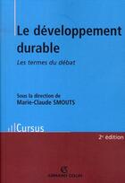 Couverture du livre « Le développement durable » de Marie-Claude Smouts aux éditions Armand Colin