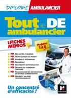 Couverture du livre « Tout le de - ambulancier - modules 1 a 8 en fiches memos - dea - revision » de Abbadi/Thimon/Simon aux éditions Foucher