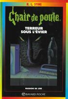 Couverture du livre « Chair de poule Tome 21 : terreur sous l'évier » de R. L. Stine aux éditions Bayard Jeunesse