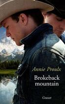 Couverture du livre « Brokeback Mountain » de Annie Proulx aux éditions Grasset