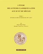 Couverture du livre « L'étude des auteurs classiques latins aux XIe et XIIe siècles t.5 » de Birger Munk Olsen aux éditions Cnrs