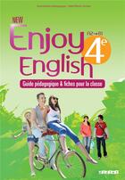 Couverture du livre « NEW ENJOY ENGLISH ; 4ème ; guide pédagogique et fiches pour la classe » de Odile Martin-Cocher aux éditions Didier