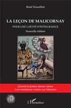 Couverture du livre « La leçon de malicornay ; pour une laïcité d'intelligence » de René Nouailhat aux éditions L'harmattan