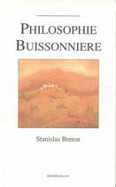 Couverture du livre « Philosophie buissonniere » de Stanislas Breton aux éditions Millon