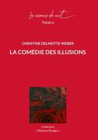 Couverture du livre « La comédie des illusions » de Christine Delmotte-Weber aux éditions Les Oiseaux De Nuit