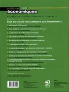 Couverture du livre « PROBLEMES ECONOMIQUES N.3030 ; peut-on encore faire confiance aux économistes ? » de Problemes Economiques aux éditions Documentation Francaise