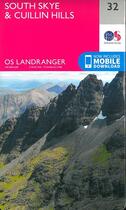 Couverture du livre « South skye & cuillin hills » de  aux éditions Ordnance Survey