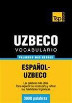 Couverture du livre « Vocabulario español-uzbeco - 3000 palabras más usadas » de Andrey Taranov aux éditions T&p Books