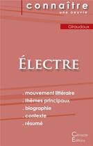 Couverture du livre « Electre de Jean Giraudoux » de  aux éditions Editions Du Cenacle