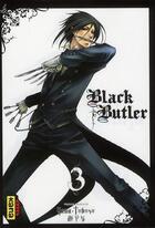 Couverture du livre « Black butler Tome 3 » de Yana Toboso aux éditions Kana