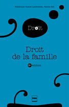 Couverture du livre « Droit de la famille (5e édition) » de Patrice Hilt et Frederique Granet-Lambrechts aux éditions Pug