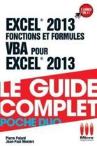 Couverture du livre « Fonctions, formules et VBA pour Excel (édition 2013) » de Jean-Paul Mesters aux éditions Ma