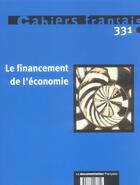 Couverture du livre « Le financement de l'economie n 331 » de  aux éditions Documentation Francaise