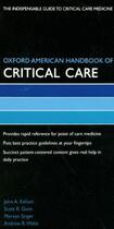 Couverture du livre « Oxford American Handbook of Critical Care » de Webb Andrew aux éditions Oxford University Press Usa