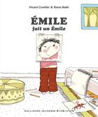 Couverture du livre « Emile fait un Emile » de Vincent Cuvellier aux éditions Gallimard Jeunesse Giboulees