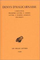Couverture du livre « Opuscules rhétoriques Tome 5 » de Denys D'Halicarnasse aux éditions Belles Lettres