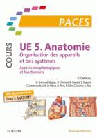 Couverture du livre « UE 5 ; anatomie (cours) » de Vincent Delmas aux éditions Elsevier-masson