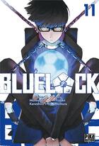 Couverture du livre « Blue lock Tome 11 » de Muneyuki Kaneshiro et Yusuke Nomura aux éditions Pika