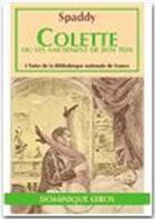 Couverture du livre « Colette ou les amusements de bon ton » de Spaddy aux éditions Dominique Leroy