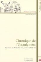 Couverture du livre « Chroniques De L'Ebranlement » de B Grasset aux éditions Mols