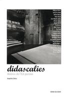 Couverture du livre « Didascalies, théâtres de l'est parisien » de Jacqueline Salmon aux éditions Ville Ouverte