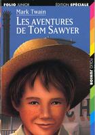 Couverture du livre « Les aventures de tom sawyer » de Mark Twain aux éditions Gallimard-jeunesse