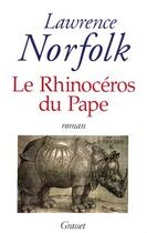 Couverture du livre « Le rhinoceros du pape » de Norfolk-L aux éditions Grasset Et Fasquelle