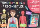 Couverture du livre « Mon corps humain à reconstituer » de Amandine Wanert et Adele Pedrola aux éditions Philippe Auzou